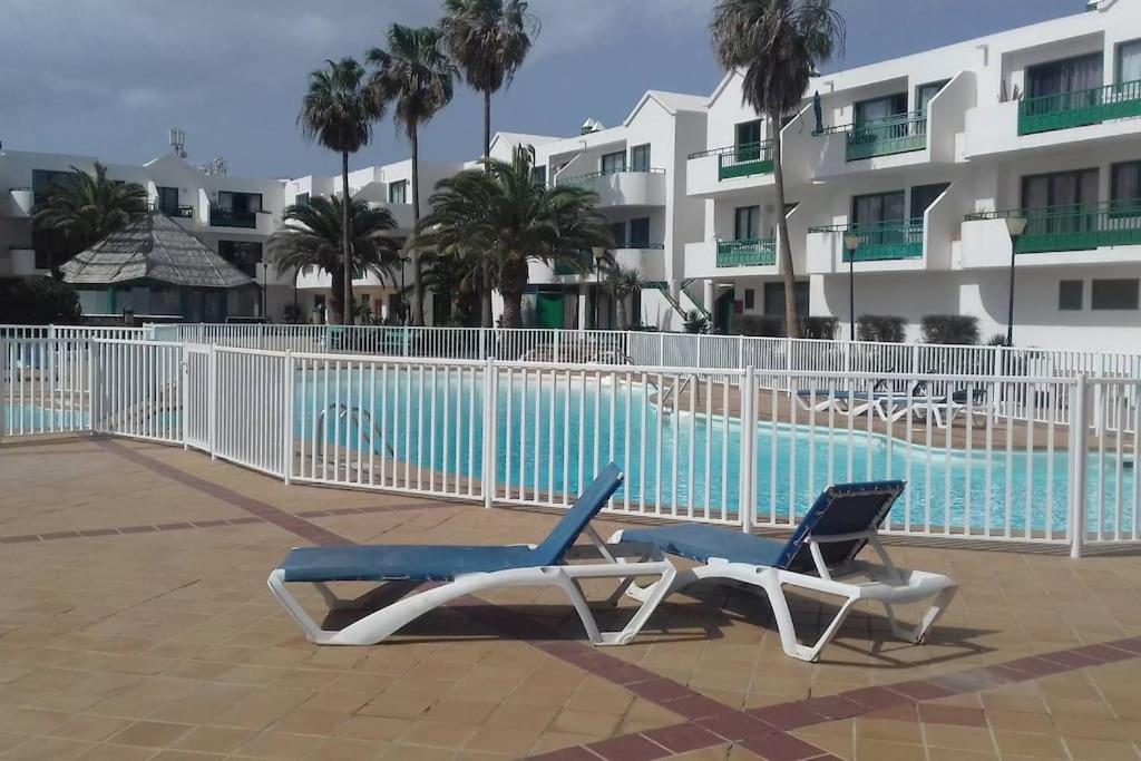 Ap 1ª Linea Playa Las Cucharas Коста-Тегисе Экстерьер фото